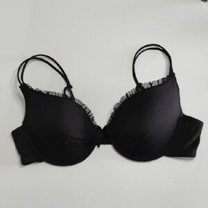 Tarea by Rue21 Black Underwire Bra Intimates Size 38C Push Up Casual Loungewear